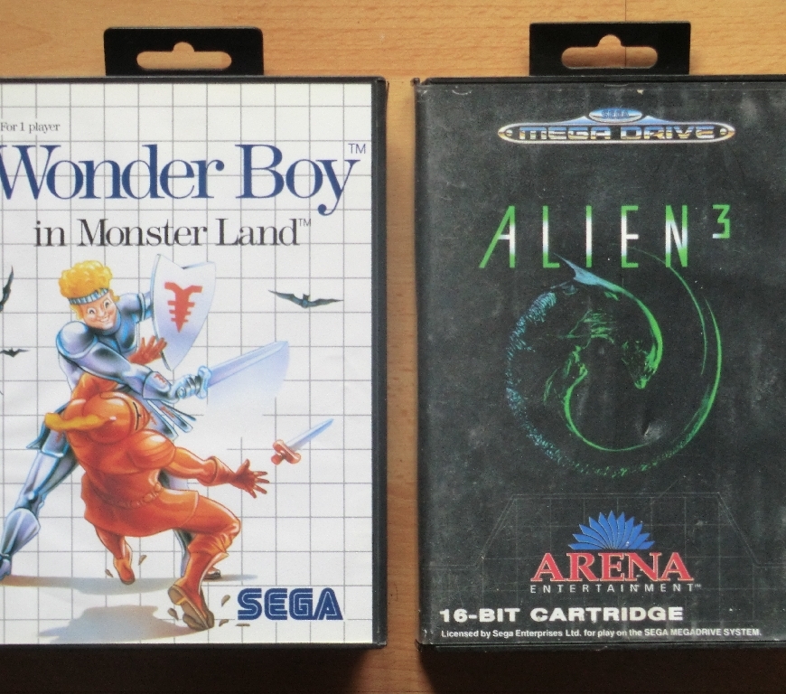 Wonder Boy Alien 3 Master System mega Drive